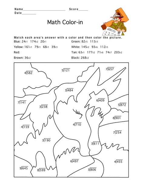 Math Color-in