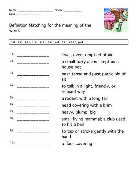 Definition Matching 1